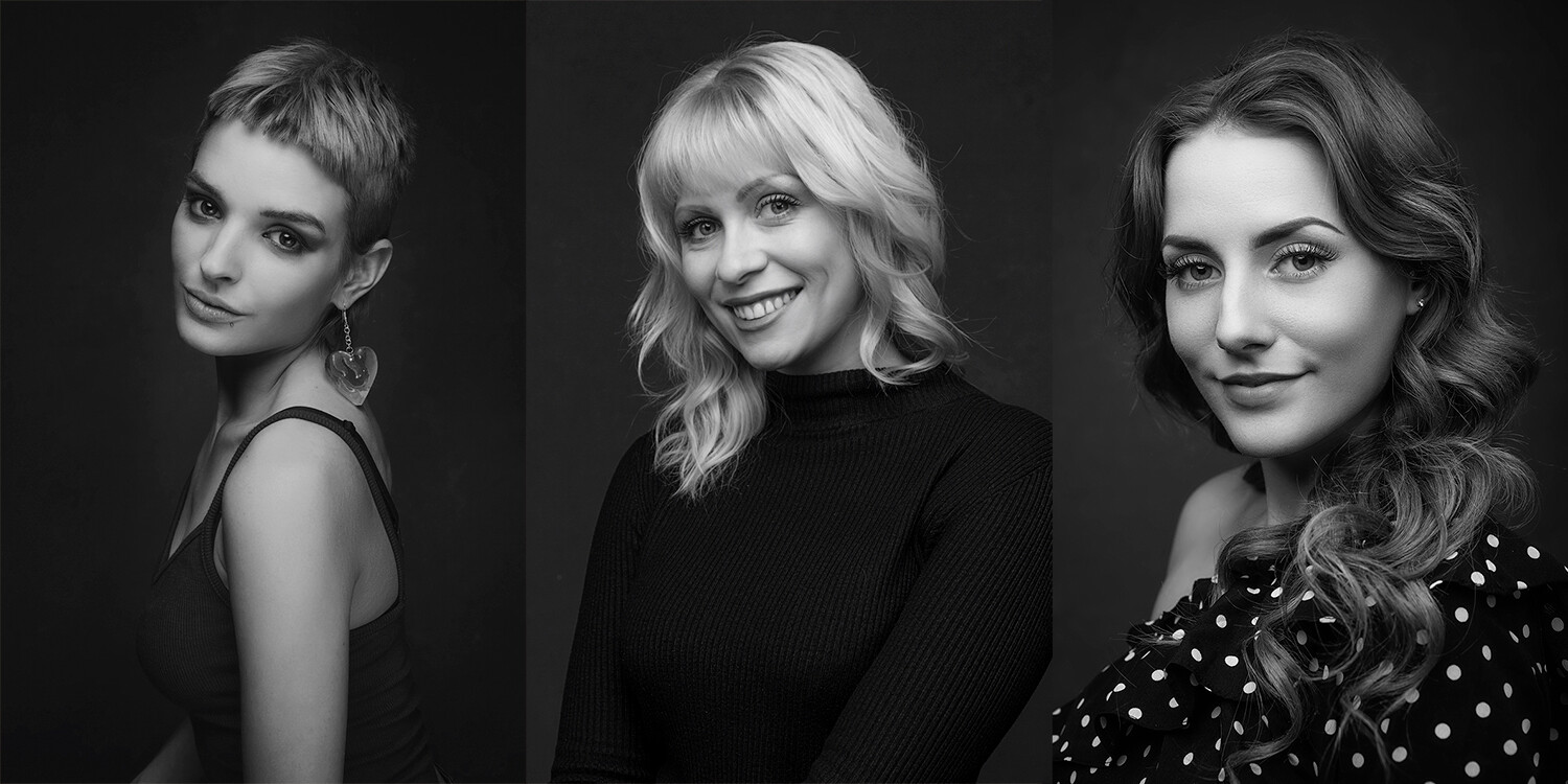 Tips for better black and white headshots.