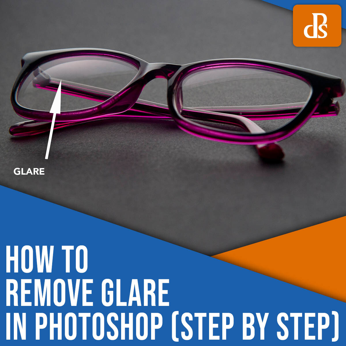 how to remove glare in Photoshop